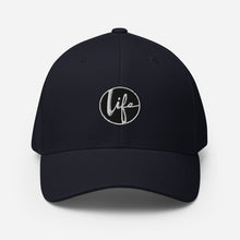 Load image into Gallery viewer, Life Logo Flexi Twill Cap (BLACK) - Unisex
