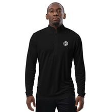 Load image into Gallery viewer, Life Logo Quarter zip pullover (Black)
